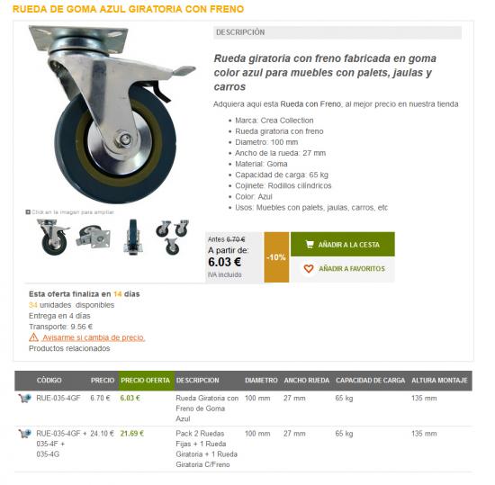 Imagen 2 ¿Como ver los todos los precios de las diferentes variantes dentro del mismo producto?