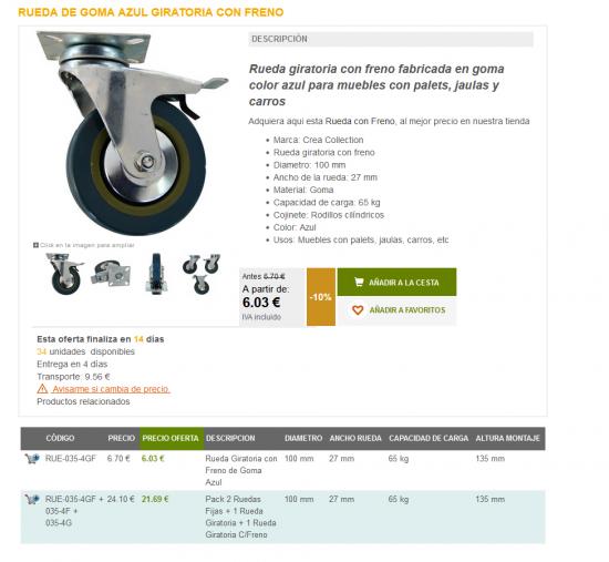 Imagen 3 ¿Como ver los todos los precios de las diferentes variantes dentro del mismo producto?